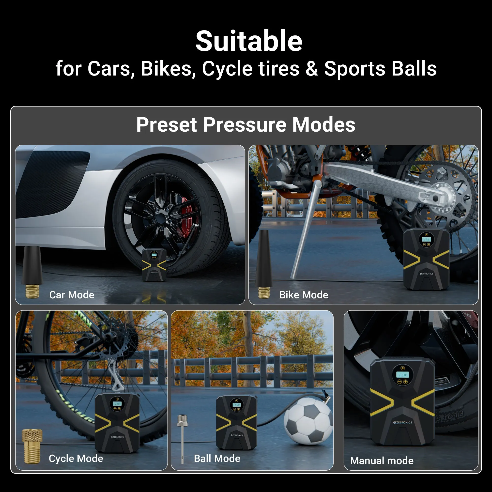 Zebronics Tire Inflactor Zeb 22TIW view 7